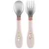 Image de CHICCO, Couverts En Métal, Rose