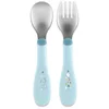 Image de CHICCO, Couverts En Métal, Bleu Clair