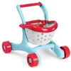 Image de Chicco Chariot Premiers Pas 2 en 1, Robuste avec Roues, pour Enfants, Jeu de Rôle Courses et Formes, avec Siège pour Poupée, Jeu Créatif, Comprend 3 Fruits, Jeux Premiers Pas, 9-24 Mois