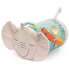 Image de Chicco Rouleau Gonflable Éléphant Coussin Tummy Time et Quatre-Pattes Centre d'Activités Sensoriel Bébés 6 Mois à 4 Ans Jeu Premiers Pas Tapis d'Éveil Doux Hochet Miroir Tissu Lavable Idée Cadeau