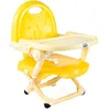 Image de Snack de Poche Rehausseur de Chaise pour Enfants 6 Mois - 3 Ans (15 Kg), Chaise Haute Portable et Réglable pour Table, Jaune,  32 x 36 x 11 cm; 2 Kg