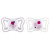 Image de Chicco PhysioForma Light, Sucette bébé avec Tétine en Silicone 2-6 Mois, Légère et Respirante, Forme Ergonomique, Soutient la Respiration Physiologique, Rose, 2pcs