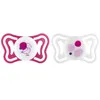 Image de Chicco PhysioForma Light, Sucette bébé, Tétine en Silicone 6-16 Mois, Légère et Respirante, Forme Ergonomique, Soutient la Respiration Physiologique, Rose, 2pcs
