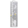 Image de Chicco Toise Murale de Croissance pour Enfant en Tissu Sensoriel - Mètre de Taille pour Chambre de Bébé avec Étoile en Velcro, Éléments Sonores et Détails Phosphorescents - Cadeau de Naissance
