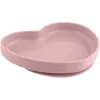 Image de CHICCO, Assiette Coeur Avec Ventouse En Silicone, Rose