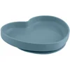 Image de CHICCO, Assiette Coeur Avec Ventouse En Silicone, Teal