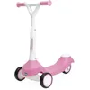 Image de Chicco Il Mio Primo Trottinette Rose pour Enfants 2-5 Ans, 3 Roues en Caoutchouc antidérapant et Cadre Robuste léger, développement équilibre et capacité Moteurs, Charge maximale 20 kg, Couleur Rose