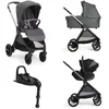 Image de CHICCO, Trio Bellagio 2 - First Seat Recline I-size Avec Base Rotative, Black Satin