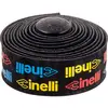 Image de Cinelli Logo Ruban pour Guidon en Velours   Jaune/Rouge/Bleu