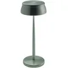 Image de Zafferano, Lampe Sister Light Wi-Fi, Lampe de Table Rechargeable et Sans Fil avec Contrôle à Distance, pour Salon et Extérieur, Variateur à Étapes, 2200-4000 K, Hauteur 32,8 cm, Couleur Verte