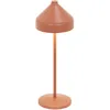 Image de Zafferano, Lampe Amelie, Lampe de Table Rechargeable Sans Fil avec Contrôle Tactile, Convient pour Salon et Extérieur, Variateur, 2200-3000 K, Hauteur 34 cm, Couleur Terracotta