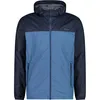 Image de CMP - Veste imperméable à capuche pour hommes, Bleu poussiéreux, 50