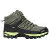 Image de CMP Rigel Mid Trekking Shoes WP, Kaki-Acido, 40 Homme, Kaki Acide, 44 EU