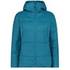 Image de CMP Femme Woman Fix Hood Jacket, Teal, D38 EU