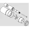Image de Teorema Rallonge pour robinetterie de baignoire/douche à 2 ou 3 sorties, 0191400-001,