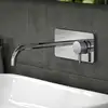 Image de Teorema JABIL Robinet mural de lavabo, longueur : 220 mm, pour corps encastré, 73C15CR,