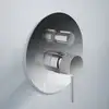Image de Teorema LAB Robinet bain/douche pour 2-3 sorties, avec structure en losange élégante, pour corps encastré, 9JC06CR,