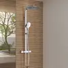 Image de Teorema Tetra Colonne de douche avec mitigeur thermostatique, SD268CR,