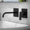 Image de Teorema EDGE Bec mural pour robinetterie de lavabo : 220 mm, pour corps encastré, 8EC16BB,