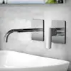 Image de Teorema EDGE Bec mural pour robinetterie de lavabo : 220 mm, pour corps encastré, 8EC16CR,