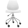 Image de Kartell Maui, Chaise Tournante Réglable en Hauteur, Blanc Zinc