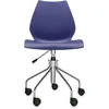 Image de Kartell Maui, Chaise Tournante Réglable en Hauteur, Bleu Marine