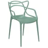 Image de Kartell Masters Chaise, Vert Sauge, Lot de 2