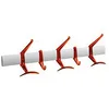 Image de Kartell Hanger, plastique, rouge, orange, 10 x 17 x 60 cm