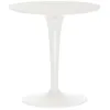 Image de Kartell Tip Top Mono, Table, Blanc, Ø 48.5 x H 50 cm