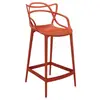 Image de Kartell Masters Stool Tabouret, Orange rouille, H.65