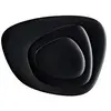 Image de Kartell NAMASTé assiette/Plateau lot de 3, noir