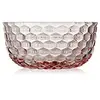 Image de Kartell Jellies Family Assiettes de table, verres, bols et carafes, Plastique, Rose transparent, 14x14x7 1