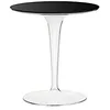 Image de Kartell Tip Top, Table, Plateau En Verre, Noir Opaques
