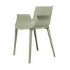 Image de Kartell plume Fauteuil, vert sauge, 3.9 x 77 x 62 cm