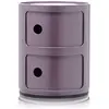 Image de Kartell Componibili, Conteneur 2 éléments, Violet, Base Ronde