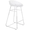 Image de Kartell Smatrik Stool, Tabouet, Cristal avec Structure chromée