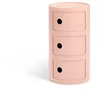 Image de Kartell Componibili Bio, Meuble Conteneur 3 éléments, Rose