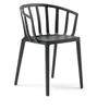 Image de Kartell Venice Chaise, Polycarbonate, Noir Mat, 52,5x51xH75