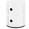 Image de Kartell Componibili Recycled, Meuble Conteneur 2 éléments, Blanc Opaque