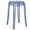 Image de Kartell Charles Ghost, Lot de 2 tabourets, H 46 cm, Bleu poudré