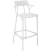 Image de Kartell A.I. Stool Recycled, Tabouret, Blanc, H 108 cm
