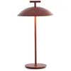 Image de Kartell Mini Geen-A, Lampe de table à batterie, Avec variateur de lumière, H 36,5 cm, Terre de Sienne