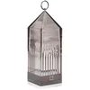 Image de Kartell Lantern, Lampe de Table, Fumé, avec Variateur de Lumière
