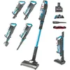 Image de Hoover HF522STP Aspirateur Balai sans Fil Puissant, Grande Autonomie, Rangement Compact, Electrobrosse Anti-emmêlement LED, Turbobrosse Spéciale Animaux, Charge Rapide,Position Park&Go, Bleu Skyfall