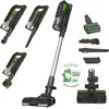 Image de Hoover HF920P Aspirateur Balai sans Fil Puissant Mode Turbo 130AW, Batteries X2 Autonomie 60min, Ecran LED, Brosse Anti-Twist et Mini-Turbobrosse LED Spécial Animaux, Position Parking, Vert Pop