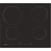 Image de CANDY - Plaque de Cuisson Vitrocéramique - 4 Zones de Cuisson, Puissance Réglable, Détection Automatique de Zone, Commandes Groupées - 6500 W - Installation à Fleur, Bords Droits - 59 x 52 x 4,5 cm