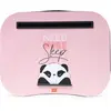 Image de Legami - Support pour Ordinateur Portable, 44 x 33,5 cm, Ordinateur Portable, Fente Support pour Tablette, thème Panda, Coussin Souple avec Rembourrage, poignée latérale
