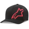 Image de Alpinestars, Corp Shift 2 Flexfit, Casquette De Baseball, Noir Rouge, 23X, Homme