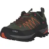 Image de CMP Rigel Low Trekking Shoes WP Homme Chaussures de randonnée, Gris Foncé Orange Vif Torba Flash Orange, 47 EU