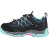Image de CMP Kids Rigel Low Trekking Shoes WP Mixte Enfant Chaussures de randonnée, Bleu Foncé Turquoise B Blue Acqua, 34 EU